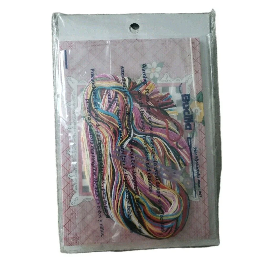 BUCILLA 43654 Mary Engelbreit 3 Cross Stitch Projects 